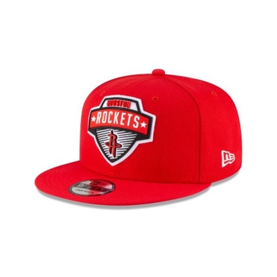 Red Houston Rockets Hat - New Era NBA Tip Off Edition 9FIFTY Snapback Caps USA9381024